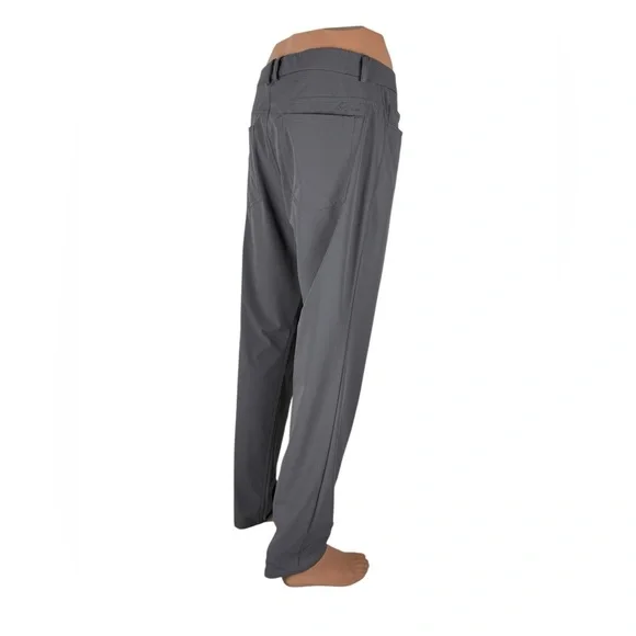 Kjus Mens 35 X 32 Pants Gray Regular Tailored Fit Stretch Golf Casual EUC